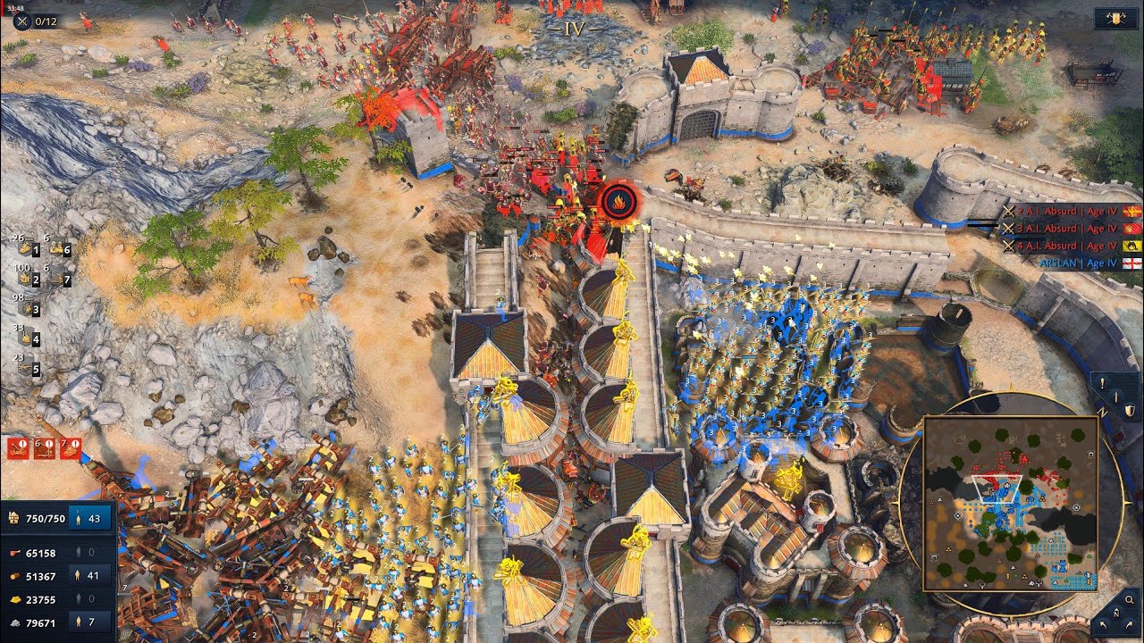 Age Of Empires 4 | The English Fortress Under Fire – Macedonian, Daimyo & OOTD Unleash Pure Chaos