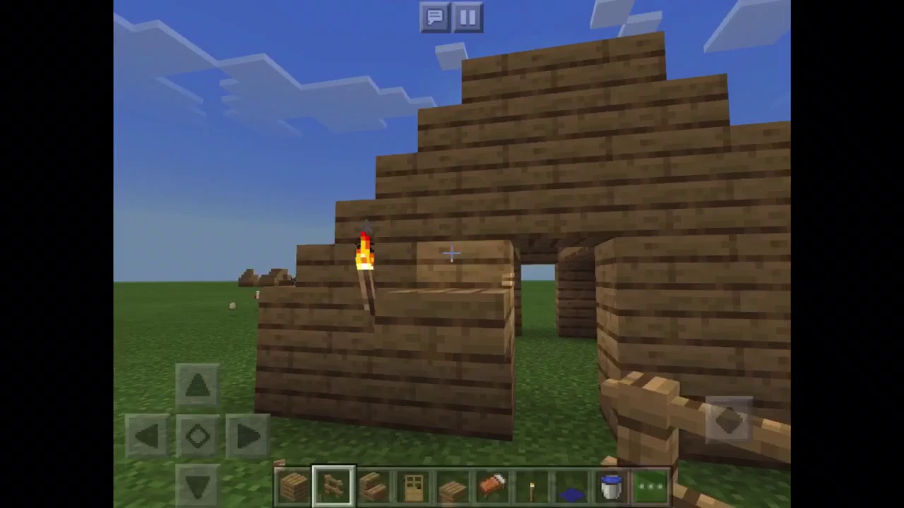 Minecraft building tutorial- Basic Camp - YouTube