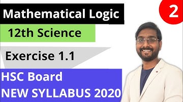 Mathematical logic | New Syllabus 2020 | Maths 12th sci | Conjunction | Vision Academy | Mayur Sir