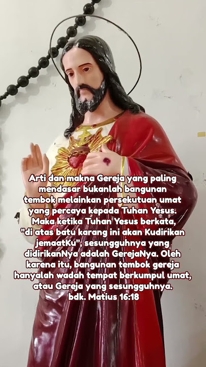 Inspirasi Katolik: Jangan Keliru Gereja Bukan Terlebih Temboknya#shorts#gerejabenar#inspirasikristen