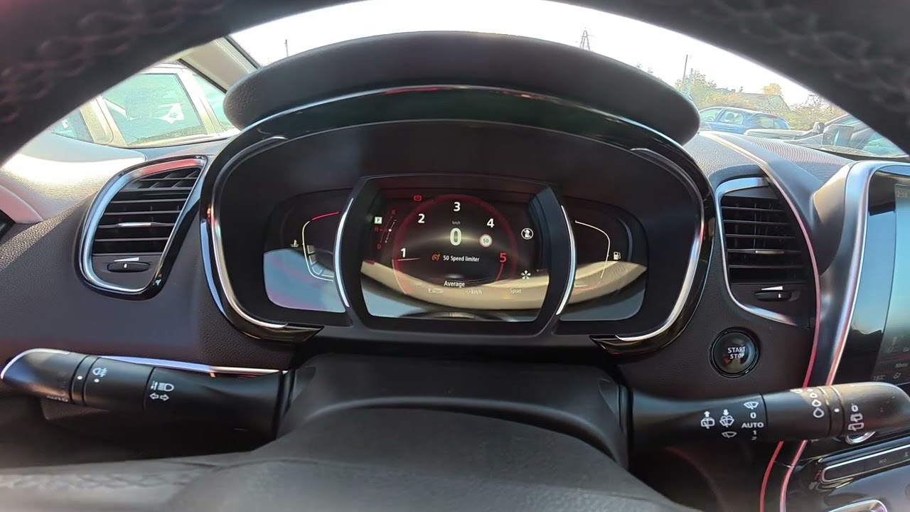 How to Enable or Disable Speed Limiter in Renault Espace V ( 2015 - 2021 )