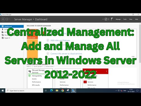 How to Add and Manage All Servers in Server Manager (Windows Server 2012–2022)