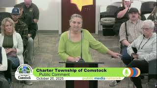 Comstock Charter Township - October 20, 2025 Comstock Township Board Meeting highlights