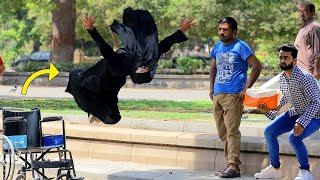 Ninja Mother on Wheel Chair - Dumb TV  #Funny #comedy #memes #fun #prank #shorts