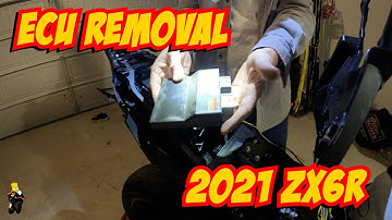 How to Remove the ECU from 2021 ZX6R