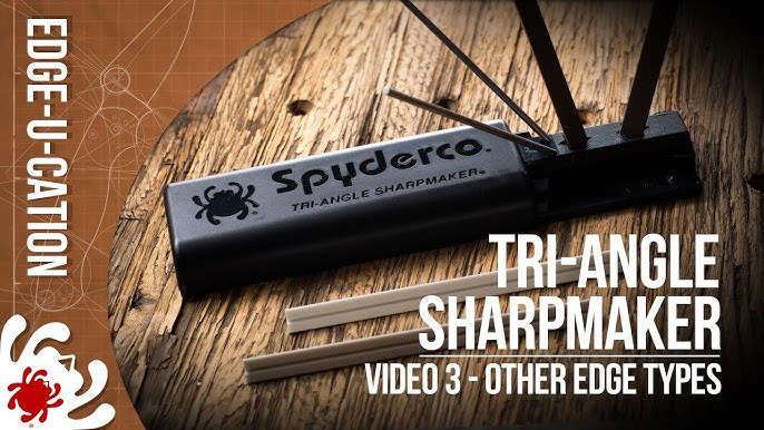 Spyderco Tri-Angle Sharpmaker - Basic Sharpening Instructions (Part 2 of 4)  