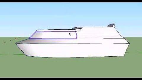 making a boat on sketchup (1)
