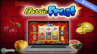 Classic Fruit Slot by 1x2 Gaming (Desktop View)