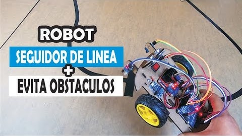 Robot seguidor de línea y evitá obstáculos - Guía de ensamble