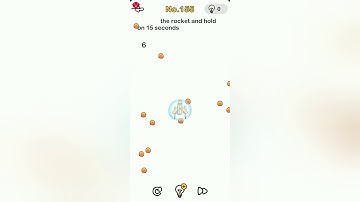 Brain Out Level 155 protect the rocket and hold on 15 seconds