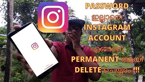 HOW WE CAN DELETE INSTAGRAM ACCOUNT PERMANENTLY WITHOUT PASSWORD | 4 FRIENDS TECH AND TIPS |