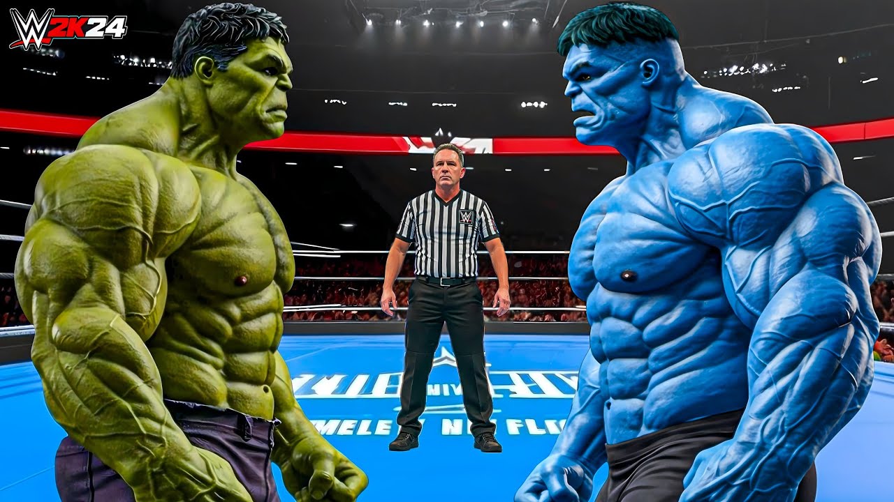 WWE 2K24 - HULK VS BLUE HULK | PS5 Gameplay 