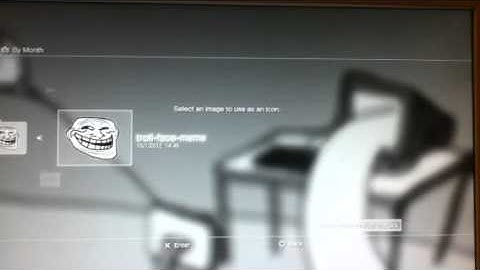 PS3 change user picture