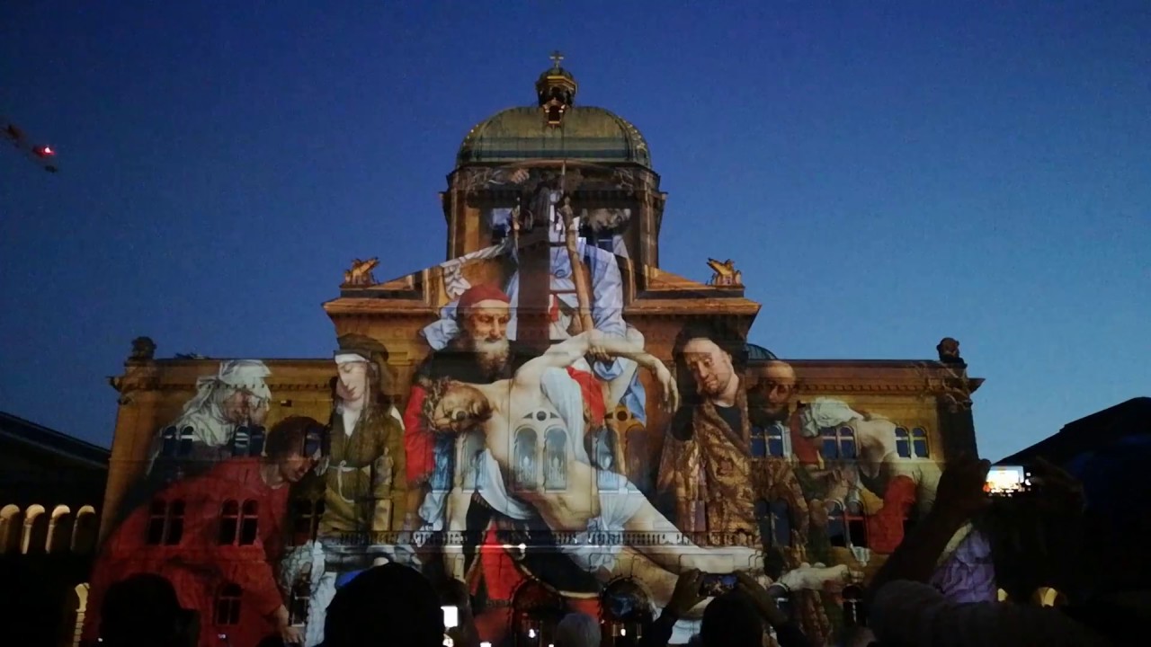 AMAZING LIGHT SHOW | Rendez-vous Bundesplatz 2017 | Bern, Switzerland