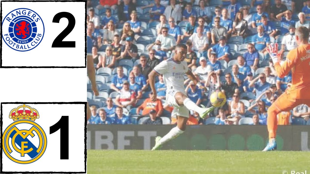 Rangers vs Real Madrid |Extended Highlights| 25 July 2021|