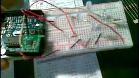 Accelerometer sensor test with Arduino