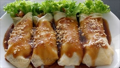 The Best Lumpiang Sariwa/Fresh Lumpia | demayopinoyfoods