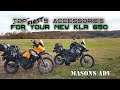 First 5 items to buy for a new Kawasaki KLR 650 | ADVenture bike build PART 1