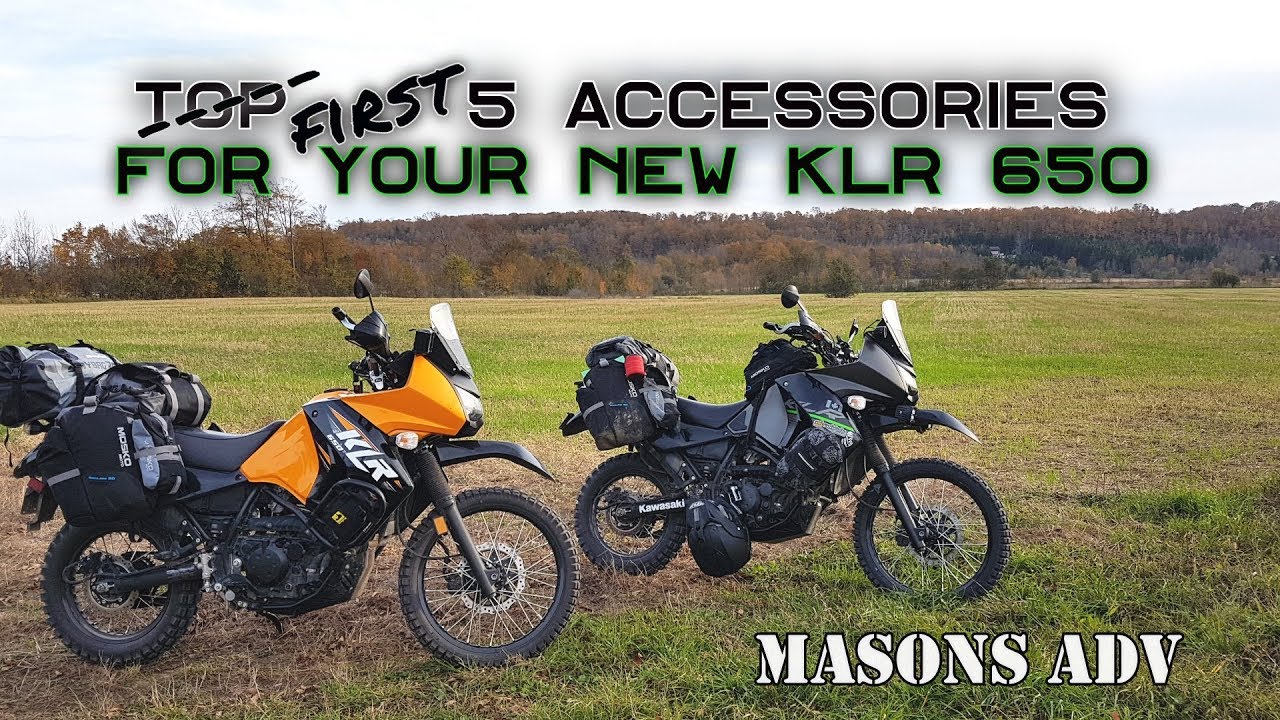 First 5 Items To Buy For A New Kawasaki Klr 650 Adventure Bike Build Part 1 Youtube Klr 650 Klr 650 Adventure Adventure Bike [ 720 x 1280 Pixel ]