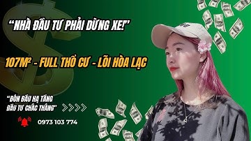 ĐẤT VÀNG TÂN XÃ – LÕI ĐÔ THỊ VỆ TINH HÒA LẠC | 107m² FULL THỔ CƯ, GẦN FPT & CNC | ĐẤT NỀN HÒA LẠC