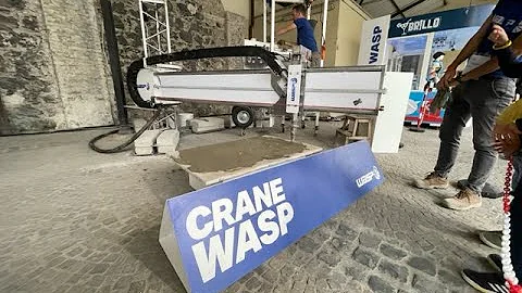 3D printing in clay at Maker Faire Rome with WASP