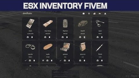 ESX Inventory Fivem - Fivem Shop - Fivem Script Store | Fivem Scripts
