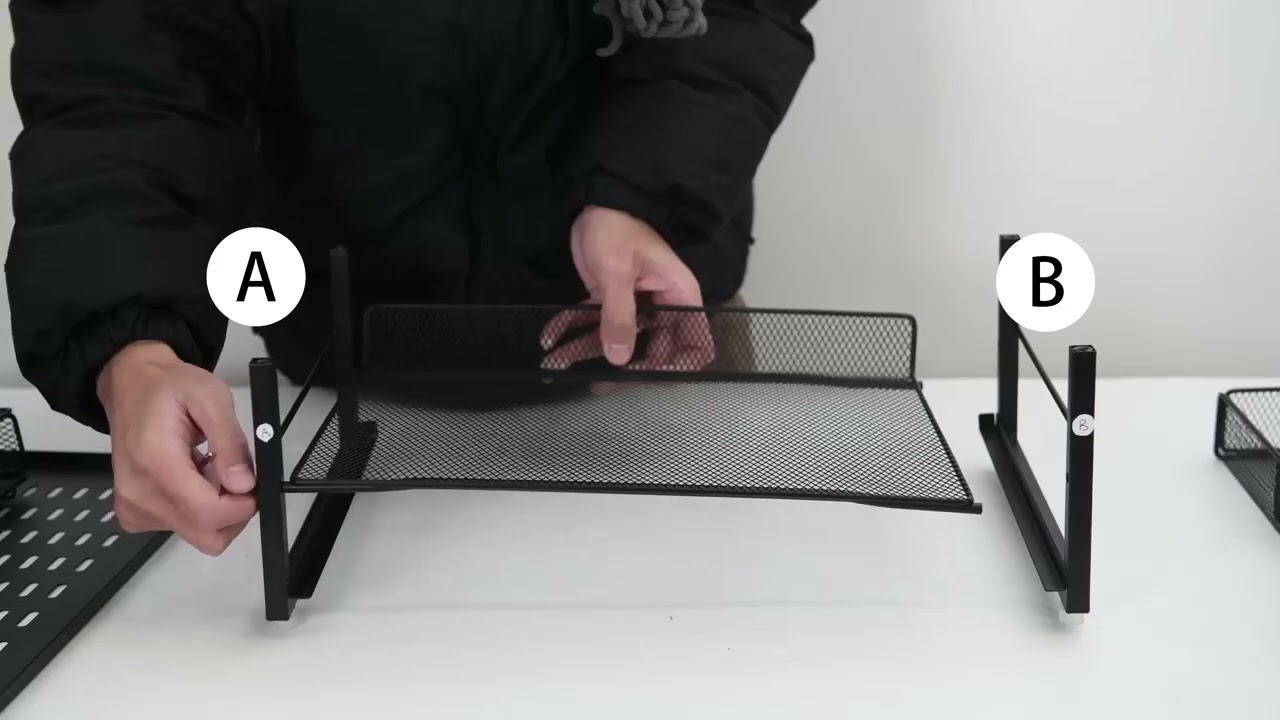 gianotter Desk Organizers and Accessories, Monitor Stand with Drawer and 2 Pen Holder, Desktop Organ