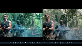 Jungle Shootout Scene Predator 1987 Widescreen Vs Fullscreen Dvd