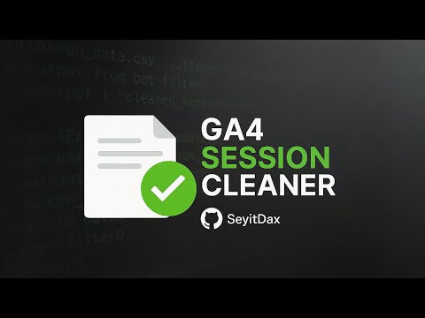 GA4 Session Traffic Cleaner Toolkit – Bot Detection & Scoring with Python