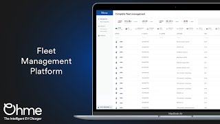 Ohme Fleet Management Platform