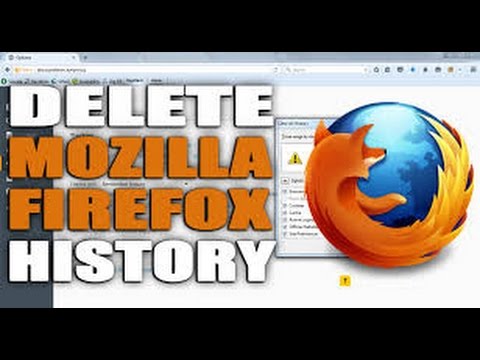 Come cancellare la cronologia recente Firefox e cache, cookie, password, Personal Internet Data