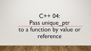 C++ 04: Pass unique_ptr to a function by value or reference