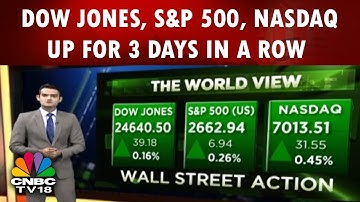 Dow Jones, S&P 500, Nasdaq Up for 3 Days in a Row | World View | 14th Feb | CNBC TV18