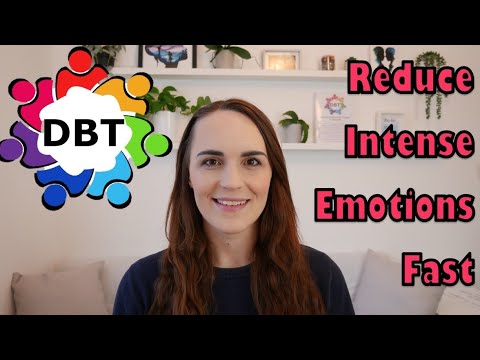 DBT TIP skill: The most effective way to quickly reduce intense emotions and urges