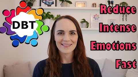 DBT TIP skill: The most effective way to quickly reduce intense emotions and urges
