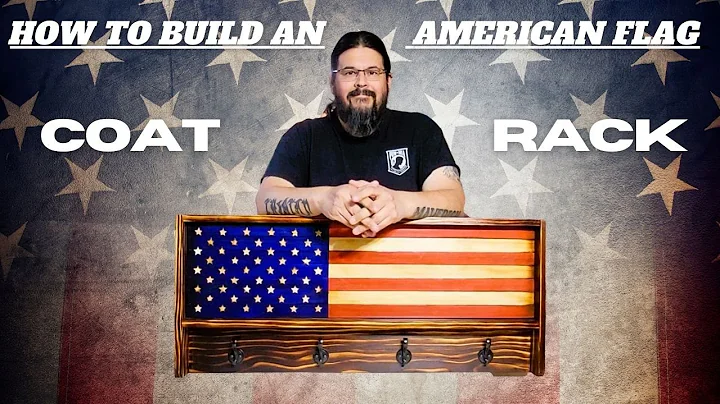 How to Build an American Flag Coat Rack - Easy DIY Woodworking Project That Sells!
