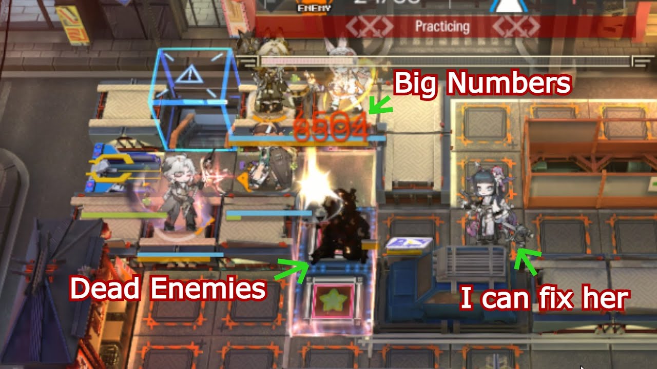 AT-EX-7-CM 5 Star and below only: Warmy + Bobbing vs Evil Jessica (feat. Matsukiri) [Arknights]