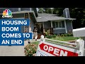 Housing boom comes to an end