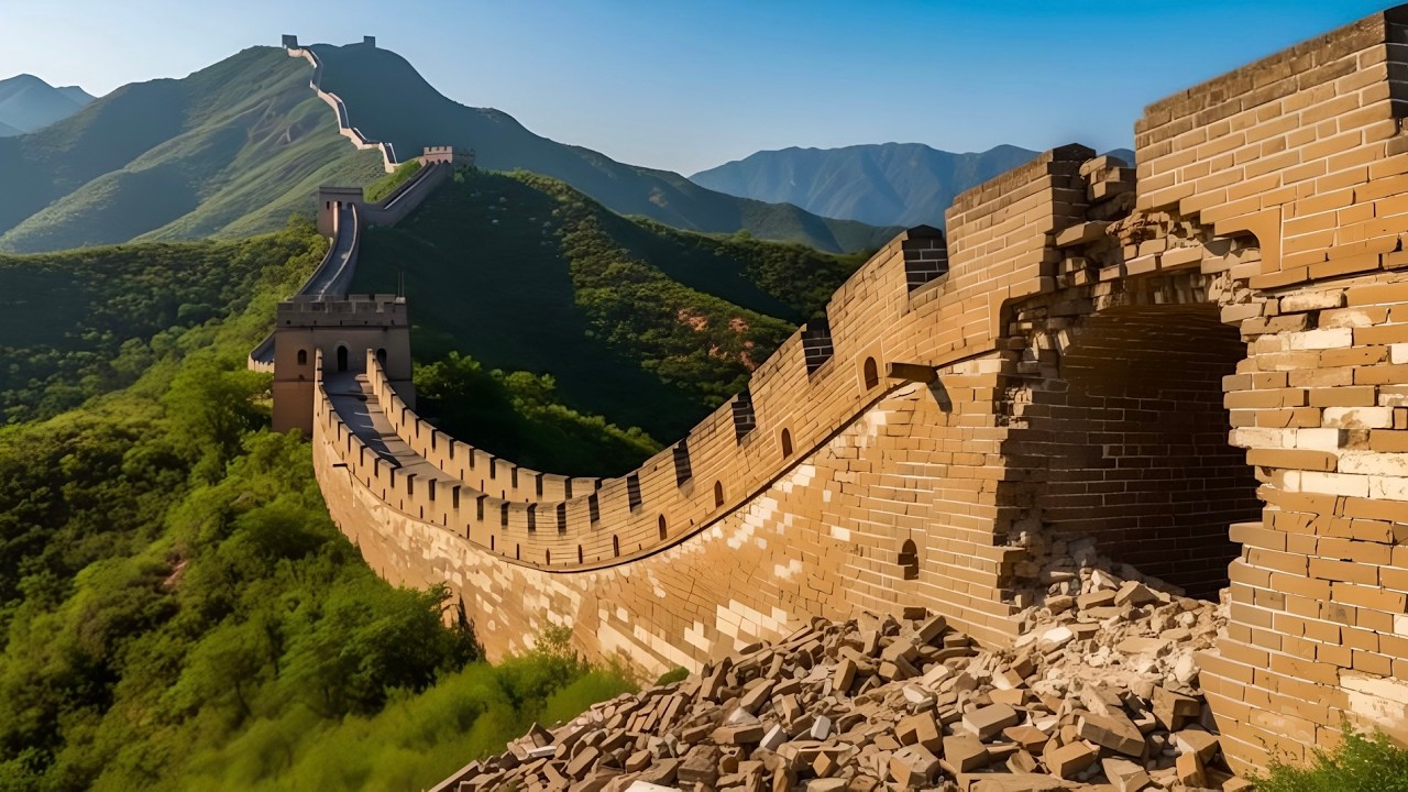 Новые Сканы Раскрывают Тайные Проходы в Китайской Стене