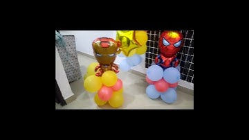 Diy Superheroes Theme Birthday party Decoration 😍 #shorts #shortsvideo #ytshorts #viral #shortsfeed