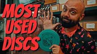 TOP 5 MOST USED DISCS IN MY BAG!! | Beginner Disc Golf Tips