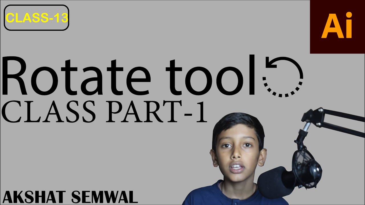 Adobe Illustrator Rotate Tool Tutorial - Part 1 | Master the Basics!