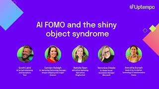 Uptempo | MOps Breakout highlight - AI FOMO and the shiny object syndrome