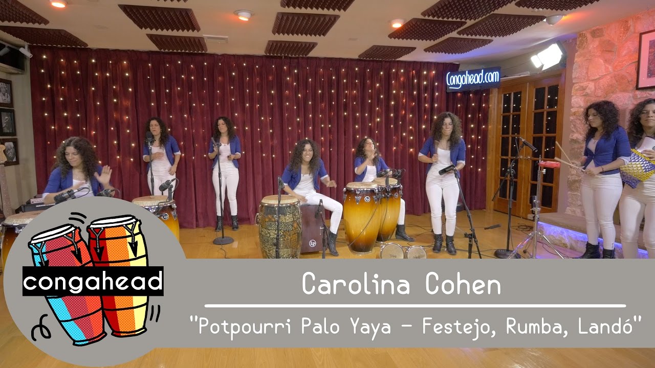 Carolina Cohen performs "Potpourri Palo Yaya - Festejo, Rumba, Landó"