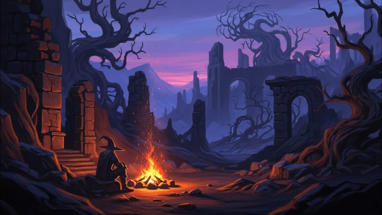 Bonfire Savepoint Lo-Fi - Relax Music and Ambience