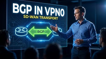 Ep3 - Running BGP in the Transport VPN0 in Cisco SDWAN