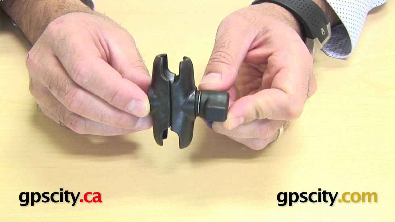 RAM Plastic Short Arm with B-Ball Sockets (RAP-B-201U-A) @ gpscity.com