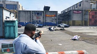 GTA 5 - FIB Ambush at Grove Street Deal   Ten Star Escape