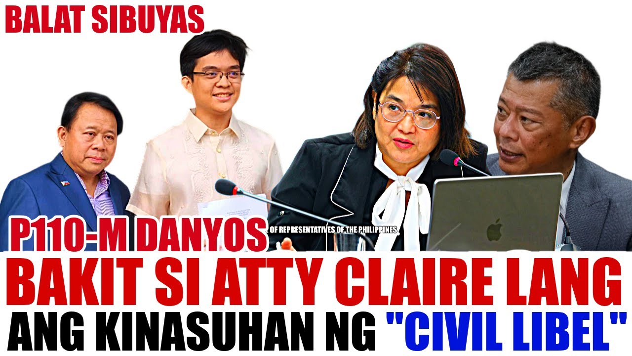 ATTY CLAIRE CASTRO DINIMANDA NI CONG LEVISTE NG CIVIL LIBEL 📱