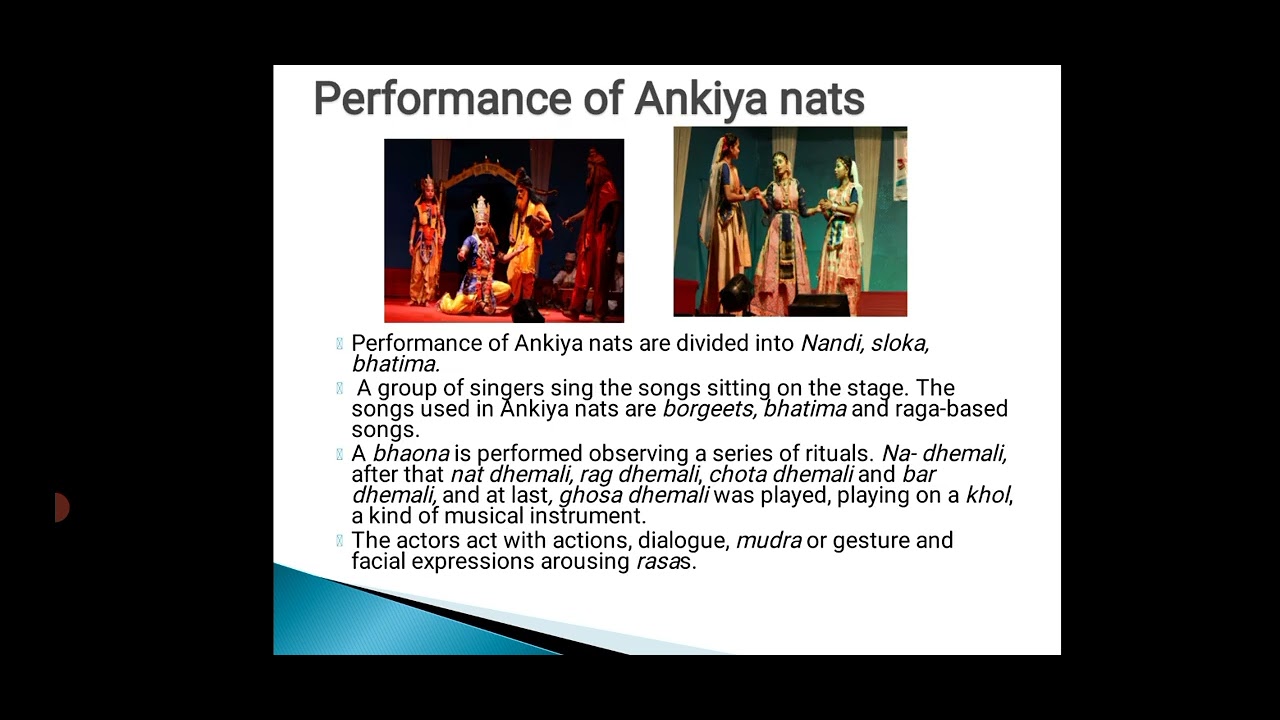 A lecture on Ankiya Nat (Semester I, English Honours Course, Dibrugarh University)